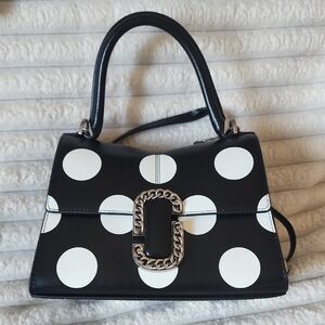 Marc Jacobs Black and White Polka Dot Handbag